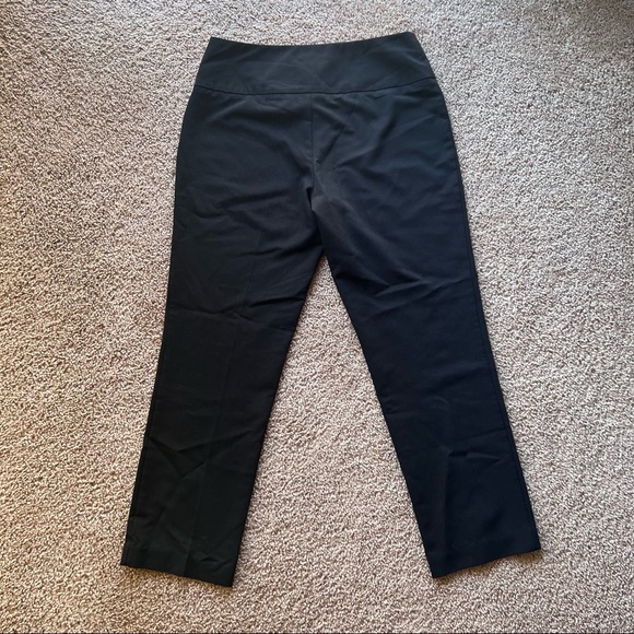 INC International Concept High Rise Capri Pants Black size 2 - Picture 2 of 7